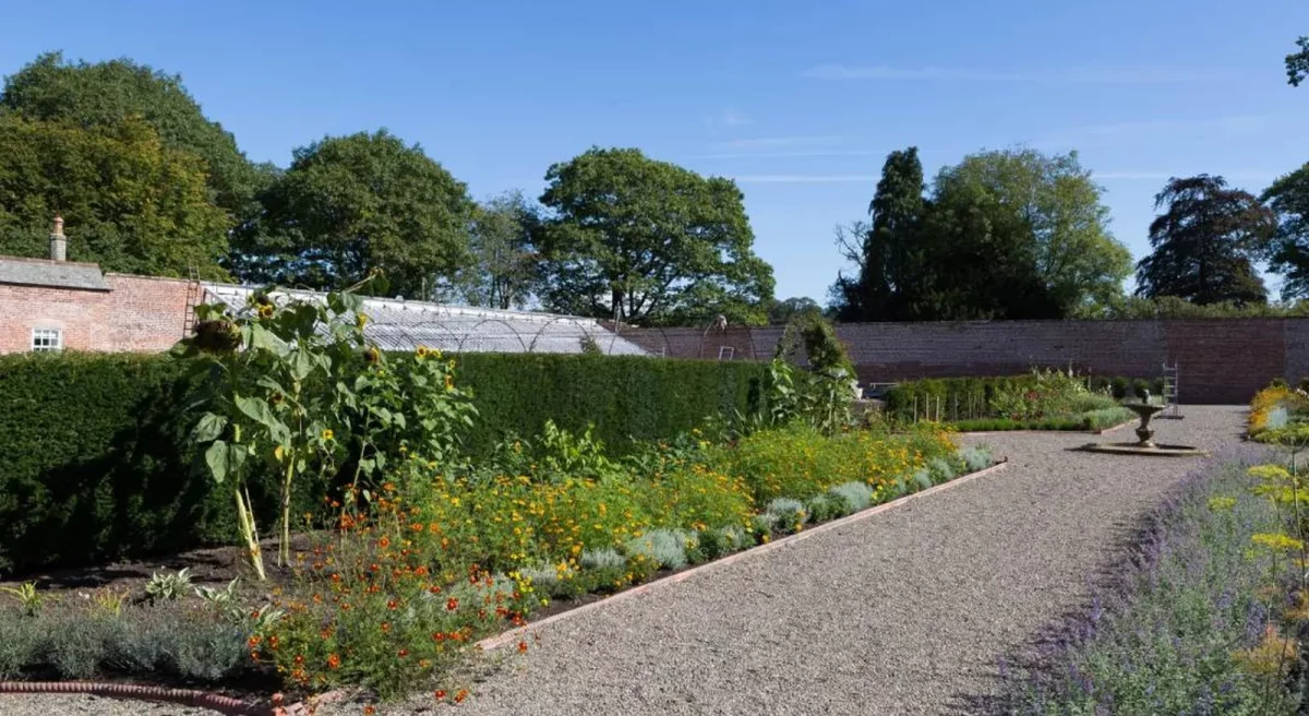 Flower Row in Walled Garden