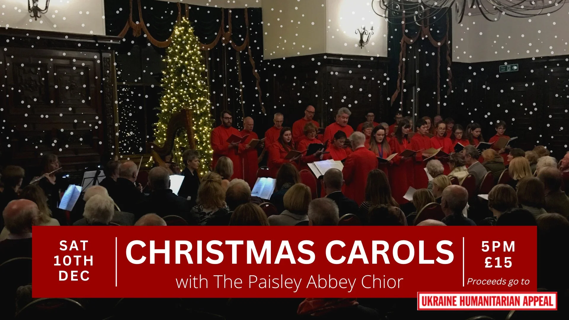 Christmas Carols in the Oak Hall in 2022 at Netherby Hall