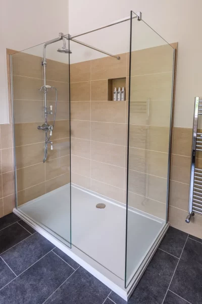 Walk In Shower in Sir Walter Scott 2 Bedroom Self Catering Apartment