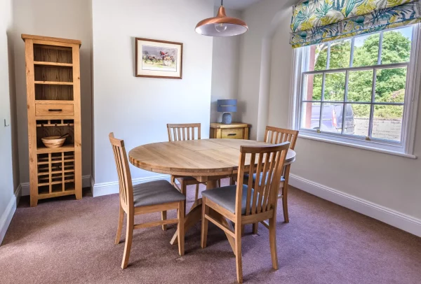 Dining Table 2 - Coach House 2 Bedroom Self Catering Holiday Home Carlisle