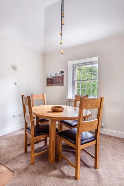 Dining Table 2 - Independent Wheelchair Accessible 2 Bedroom Self Catering Apartment