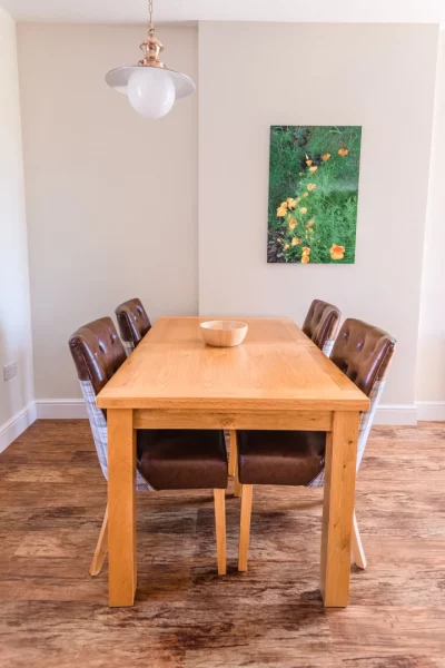 Dining Table and Chairs Area in Salutation Apartment