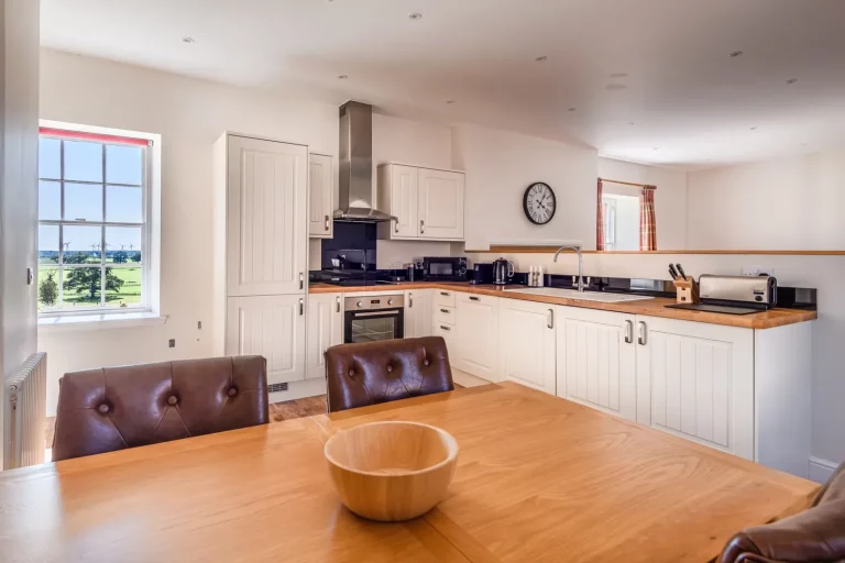 Kitchen and Dining Area in Salutation Apartment
