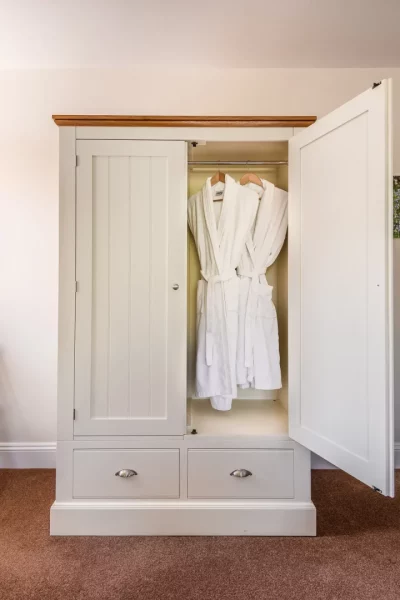 Master Bed Wardrobe - Coach House 2 Bedroom Self Catering Holiday Home Carlisle