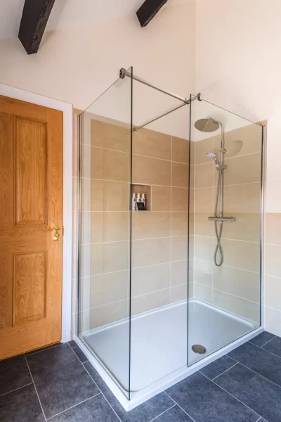 Walk in Shower - Clock Tower Apartment
