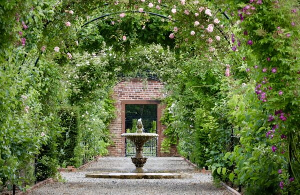 Guests staying in Netherby Hall's luxury self catering apartments are free to explore the beautiful walled garden