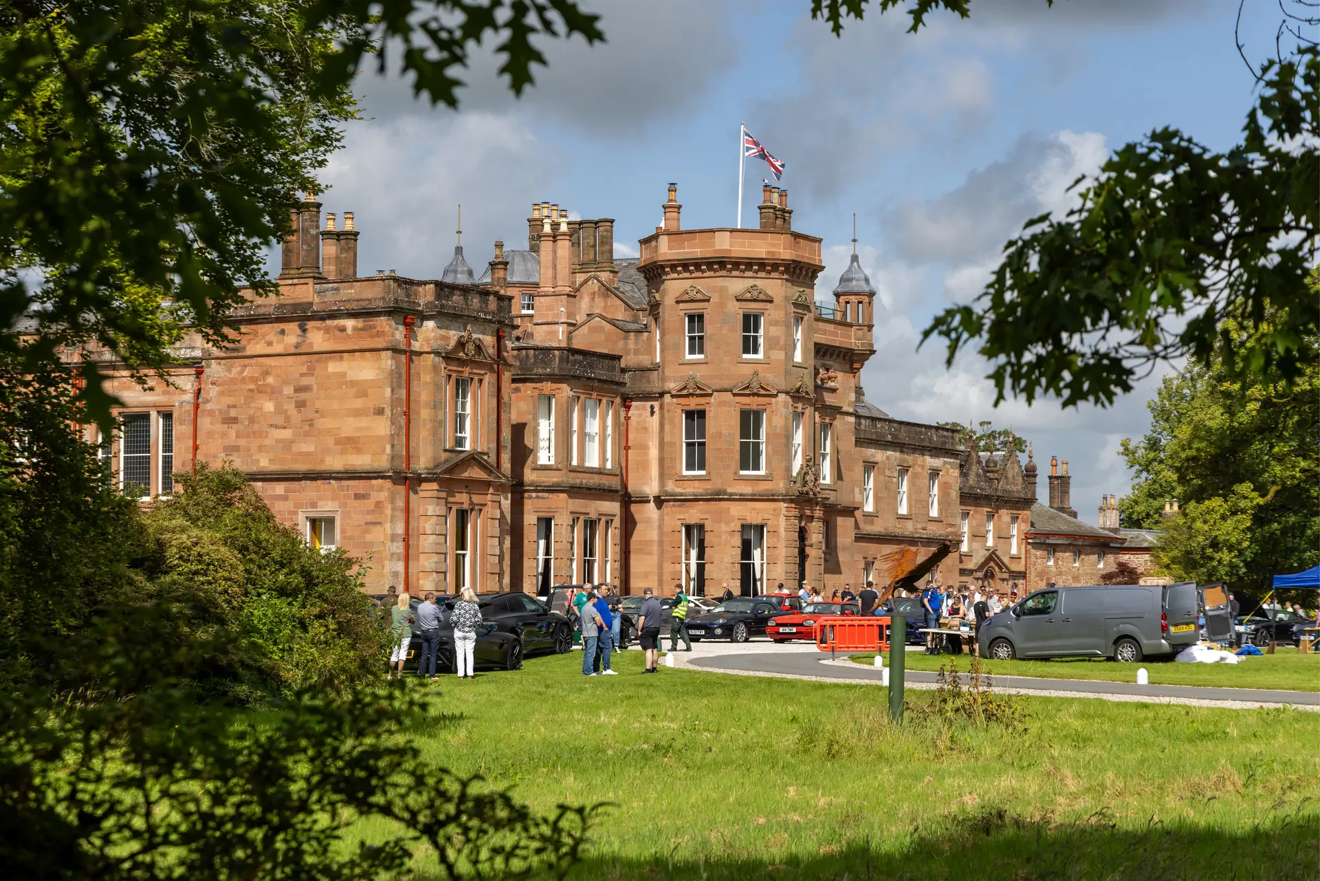 Join us for an elegant black-tie evening at Netherby Hall, held within the stunning historic setting of our award-winning estate.This exclusive event forms part of our annual car show weekend and promises an unforgettable experience, featuring exceptional dining and the refined atmosphere of Netherby Hall.