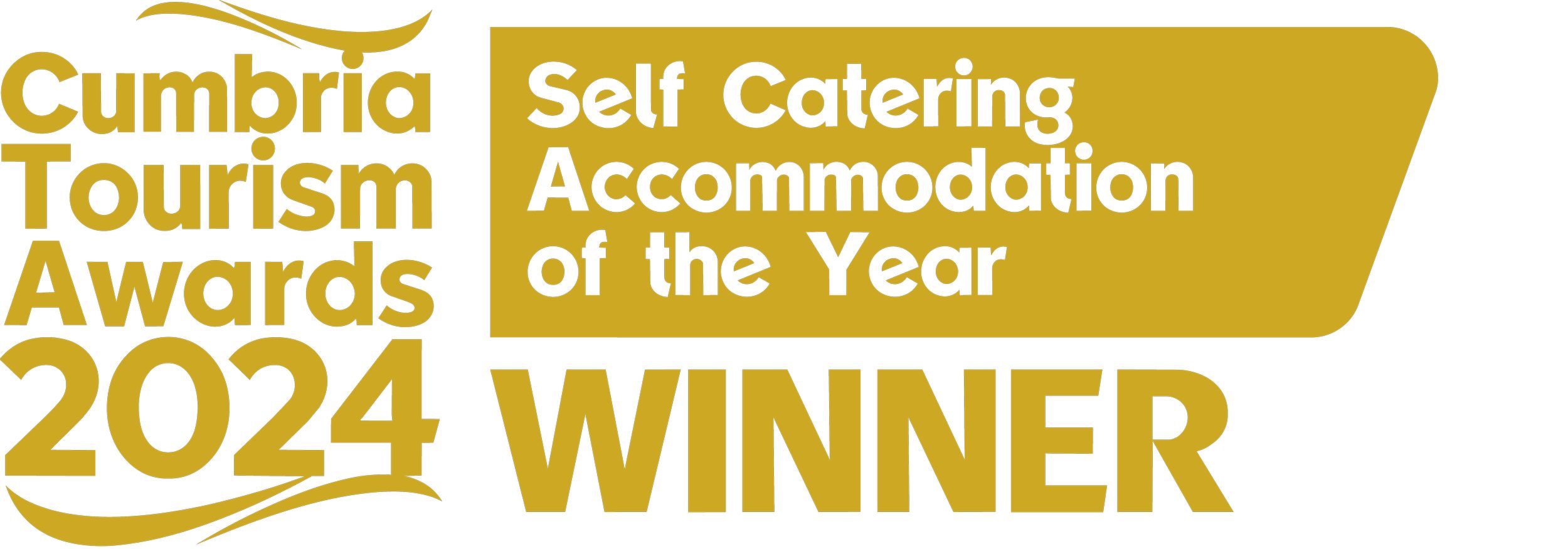 Cumbria Tourism Awards 2024 Winner logo for Self Catering Accommodation of the Year